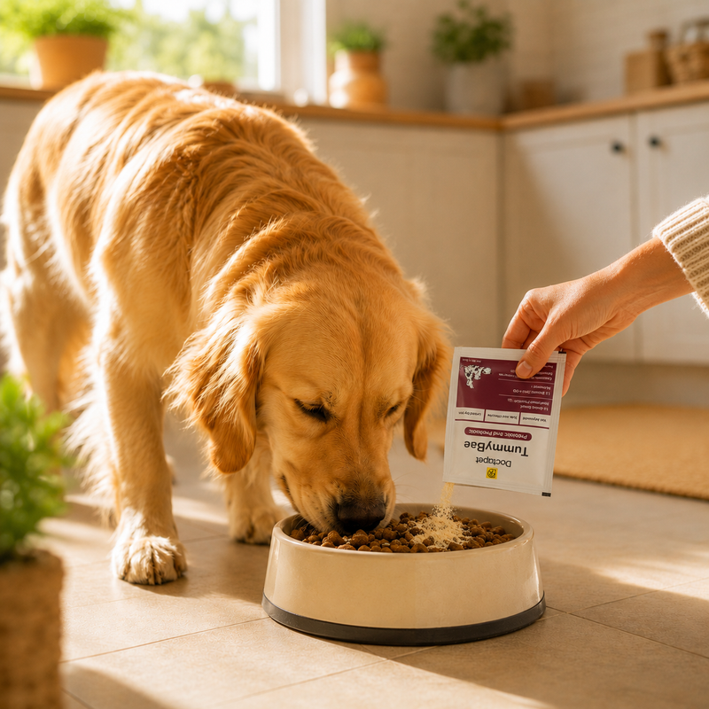Three layers of gut support in every sachet
